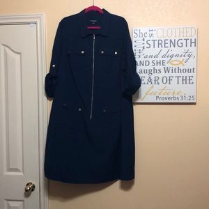 Navy blue dress